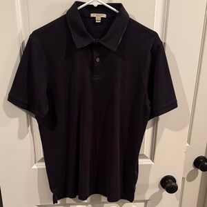 Burberry Navy Blue Polo Shirt